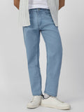 Men's Regular Fit Washed Jeans Stretchable